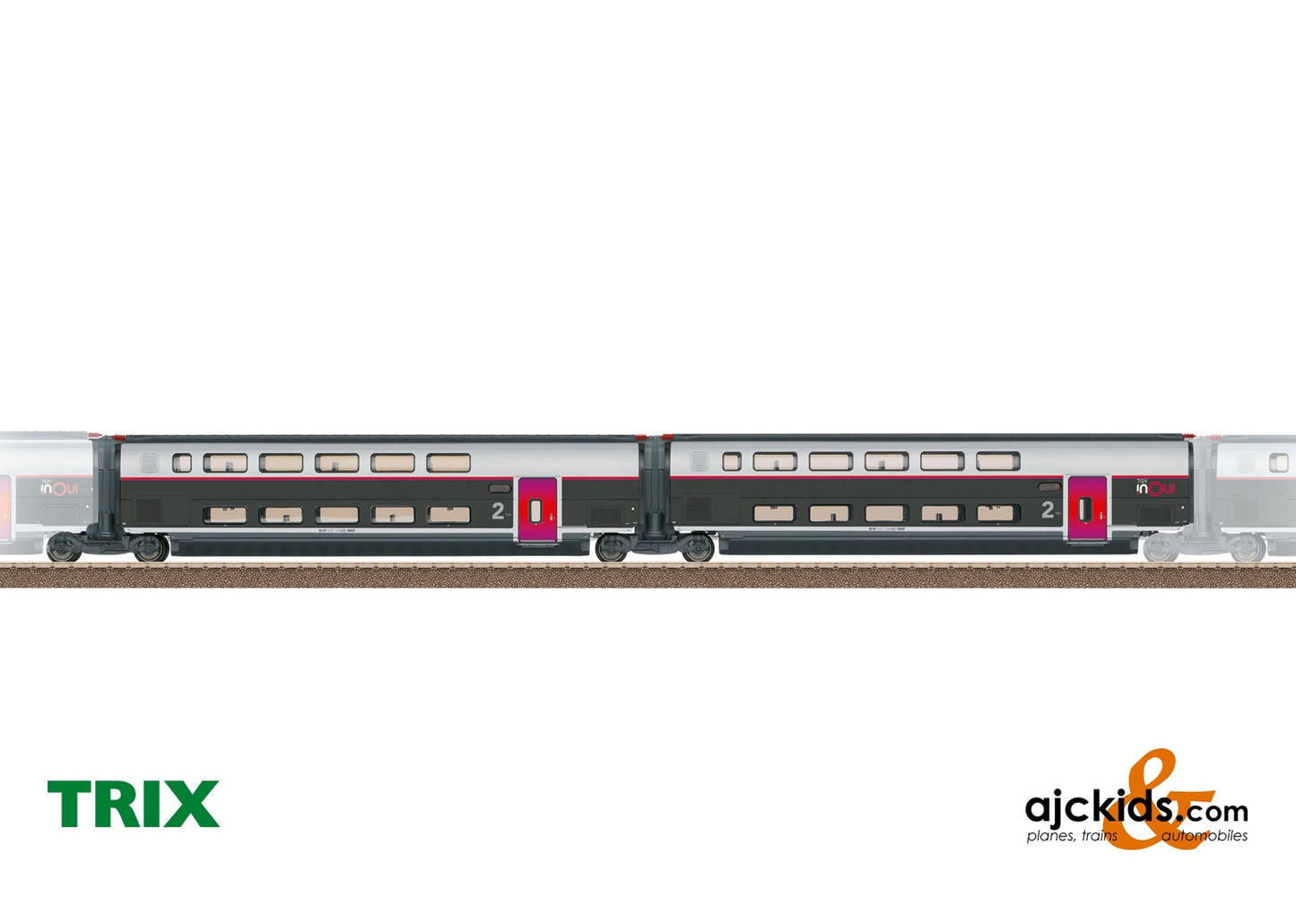 Trix 23188 - Add-On Car Set 2 for the TGV INOUI