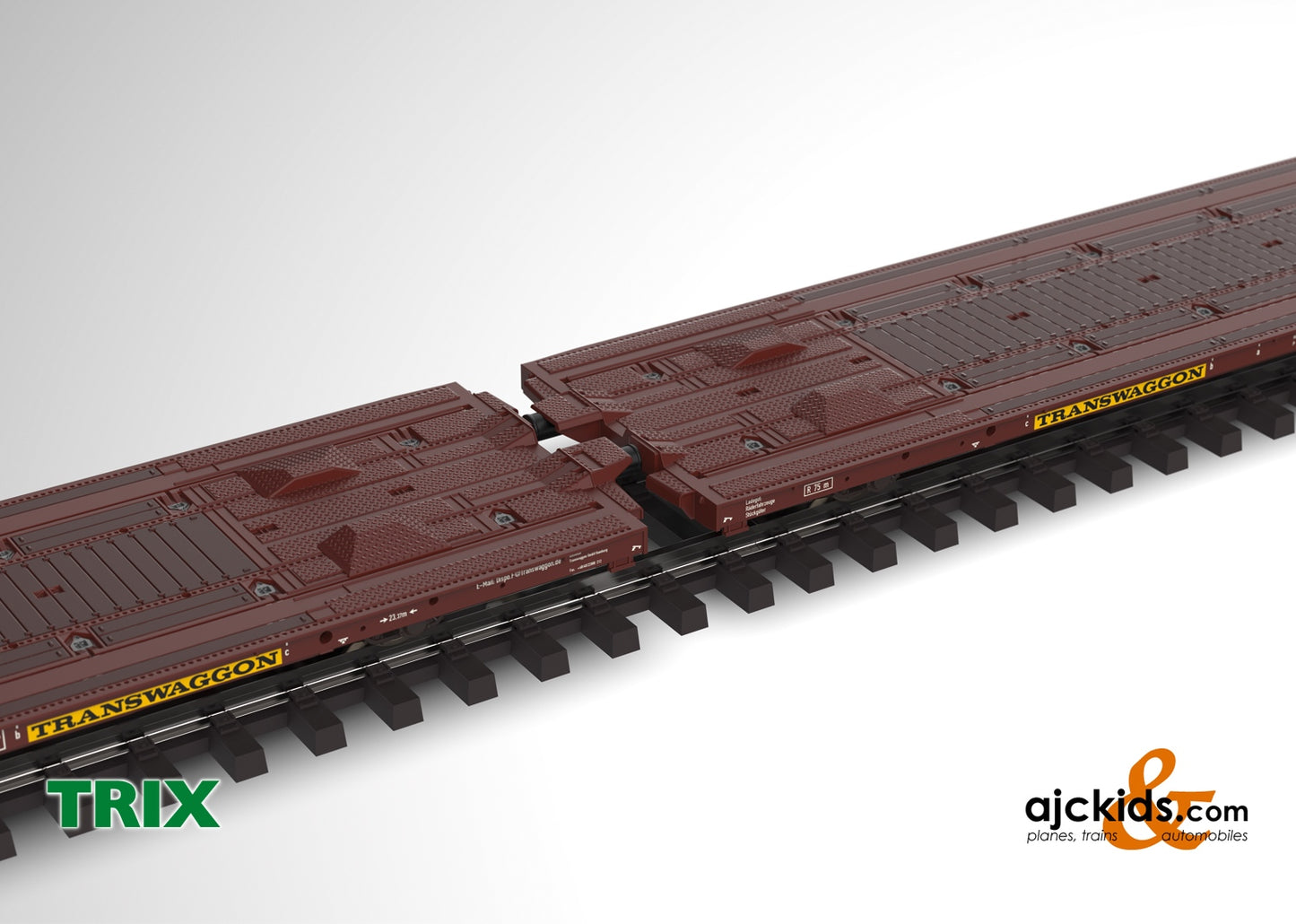 Trix 24428 - Pair of Type Laads 800B Flat Cars.