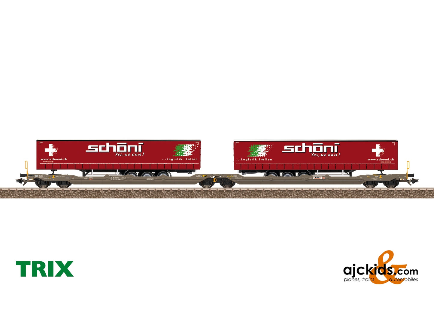 Trix 24475 - Type Sdggmrss Double Pocket Car