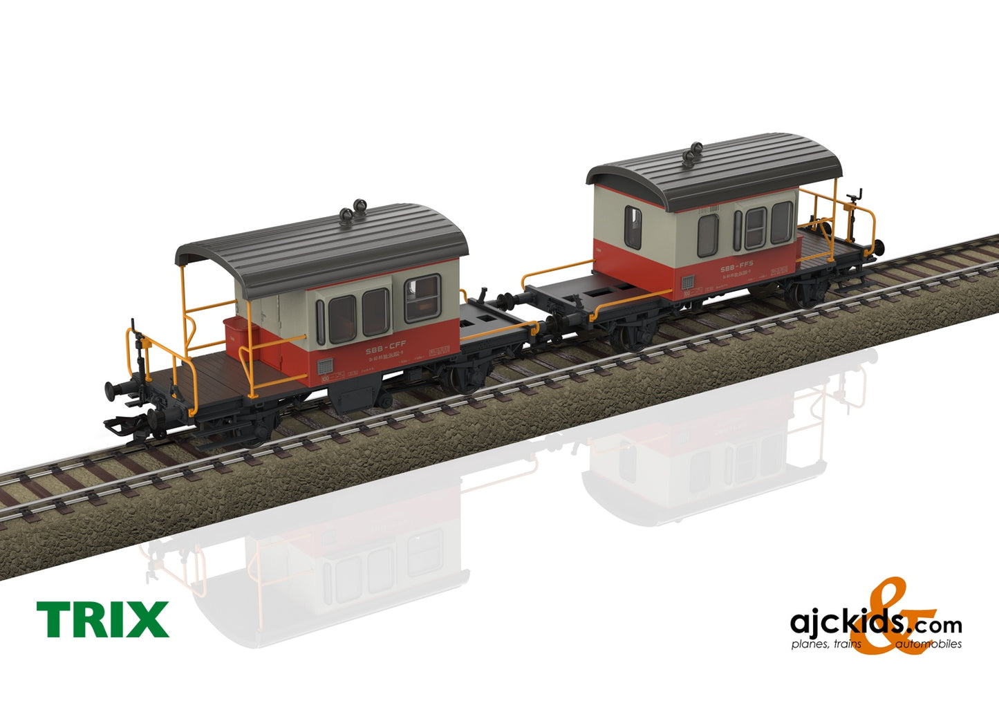 Trix 24650 - Swiss Express Sputnik Coupling Car Set