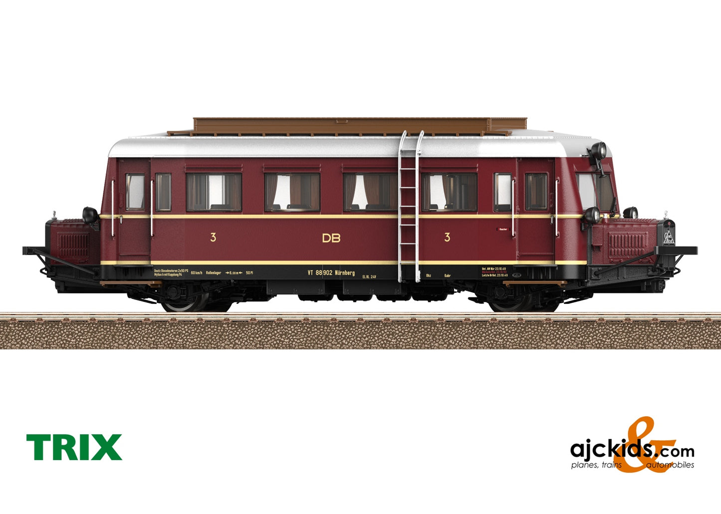 Trix 25135 - Class VT 88.9 Diesel Powered Rail Car – the Pig's Snout