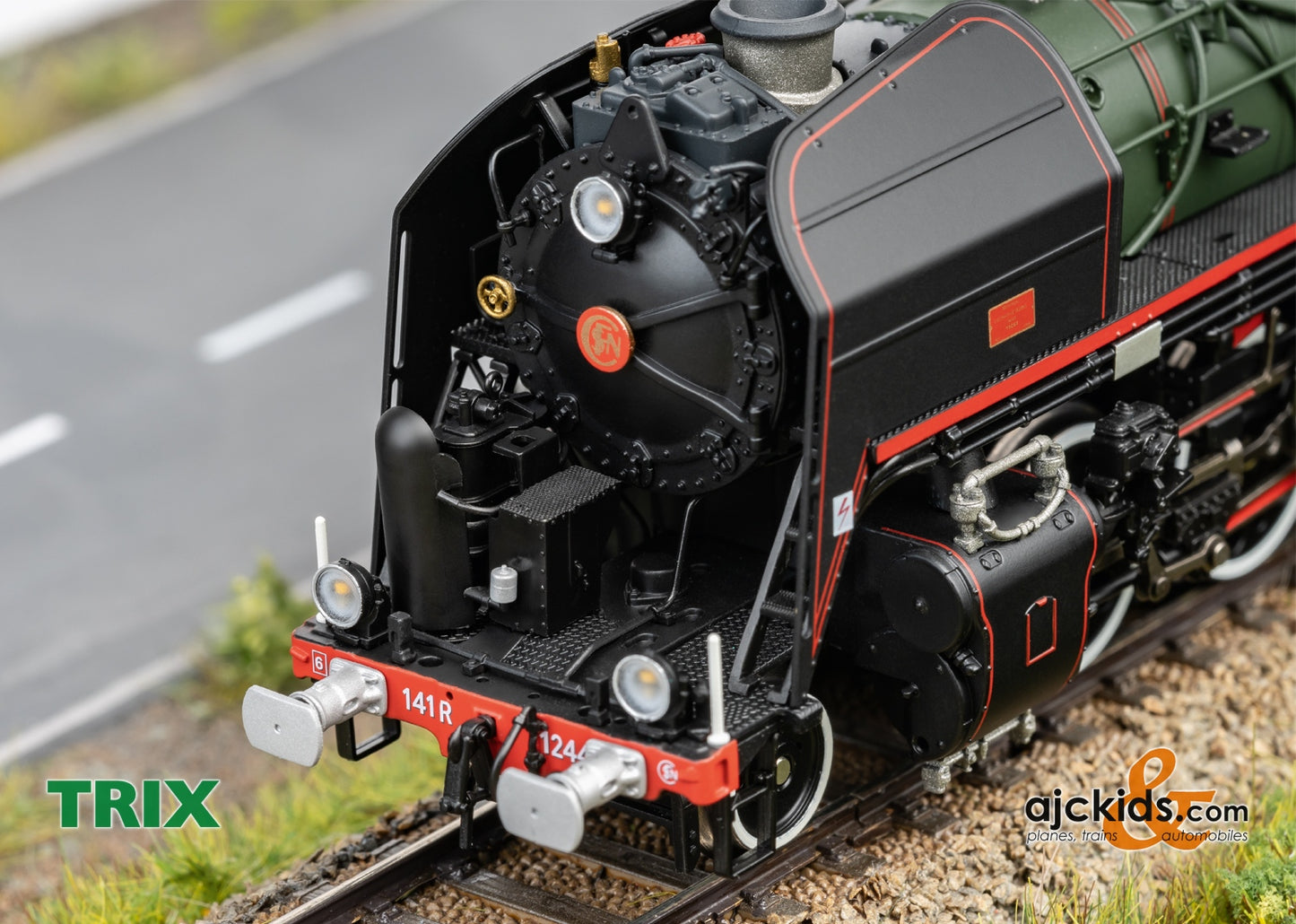 Trix 25141 - Class 141.R. Steam Locomotive, Road Number 1244, Era VI