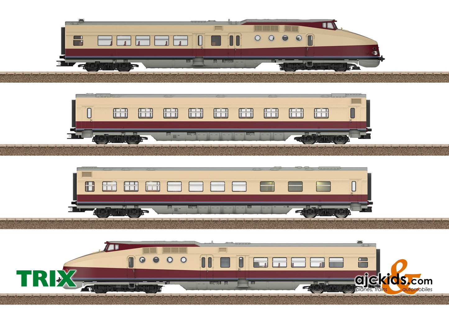 Trix 25175 DR/GDR Cl. VT 18.16 Tr. E. VI