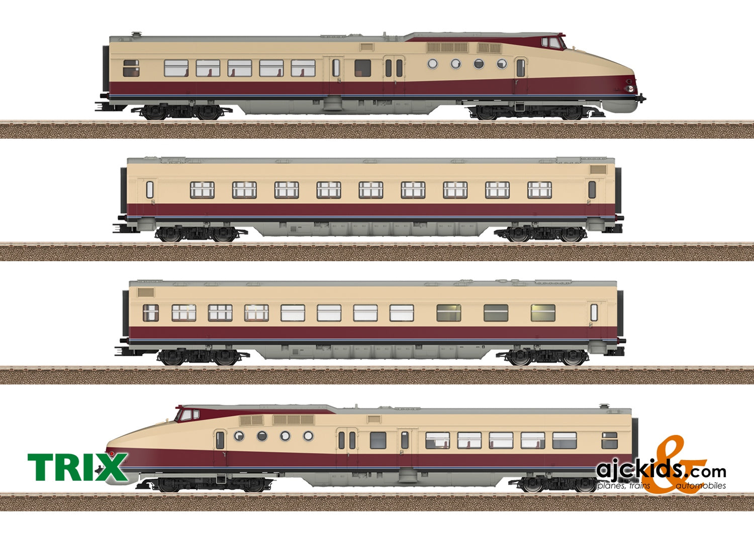 Trix 25175 DR/GDR Cl. VT 18.16 Tr. E. VI