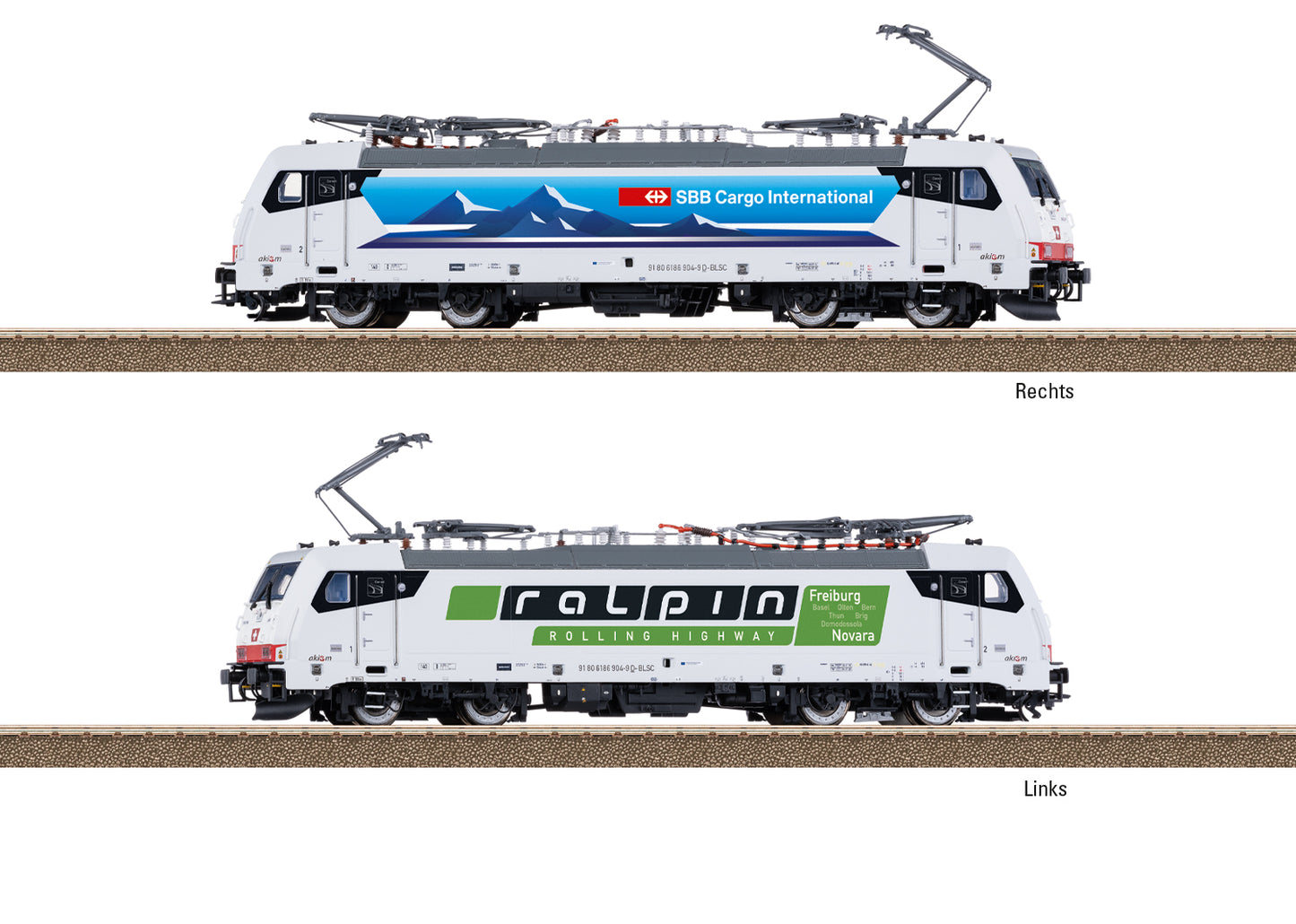 Trix 25801 - Class 186 Electric Locomotive SBB Era VI