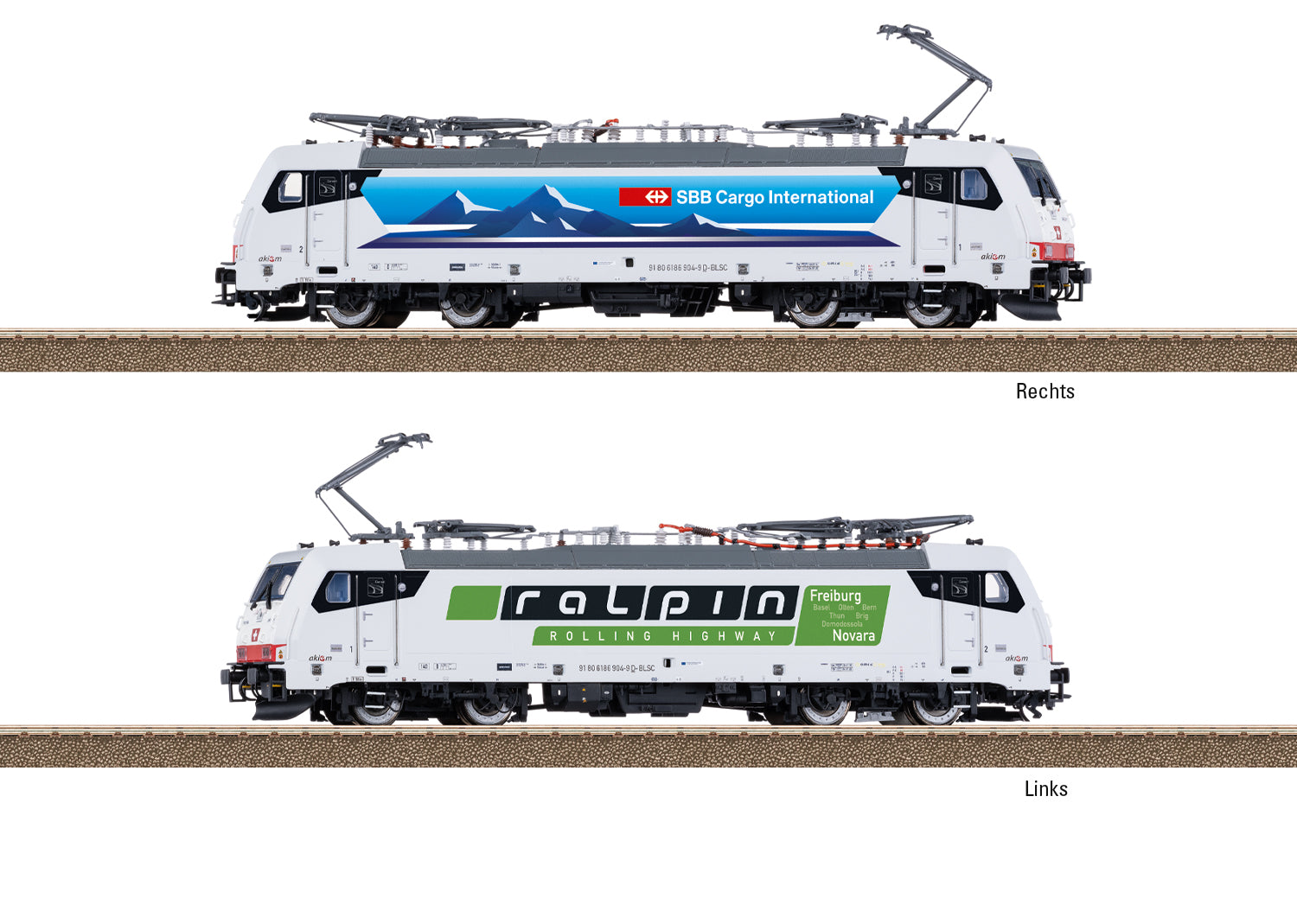 Trix 25801 - Class 186 Electric Locomotive SBB Era VI