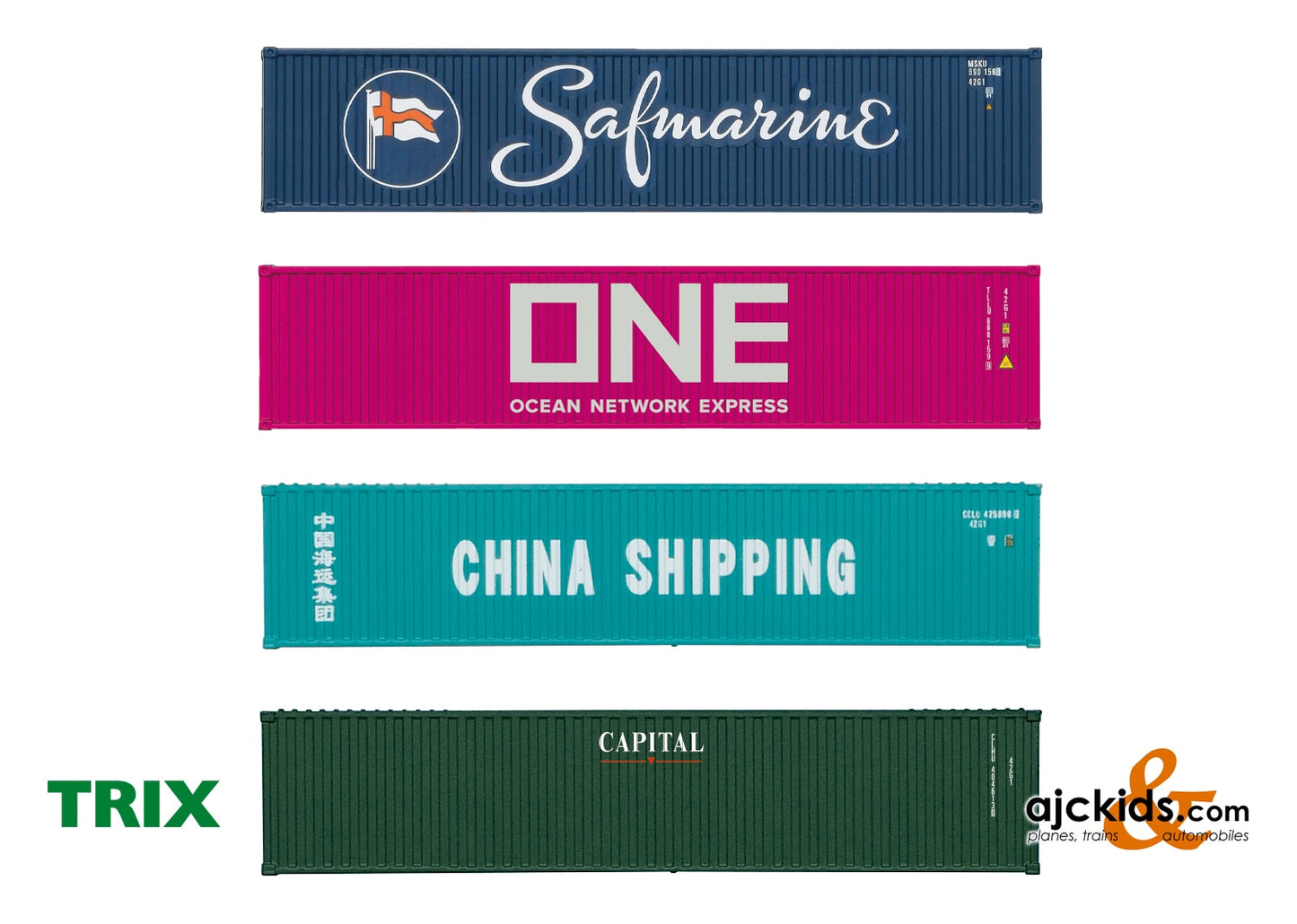 Trix 66588 - “Container 40 ft” Accessory Set