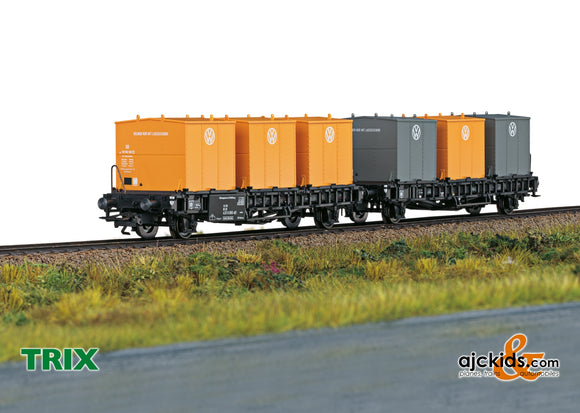 Trix 24162 - Type Laabs Container Transport Car