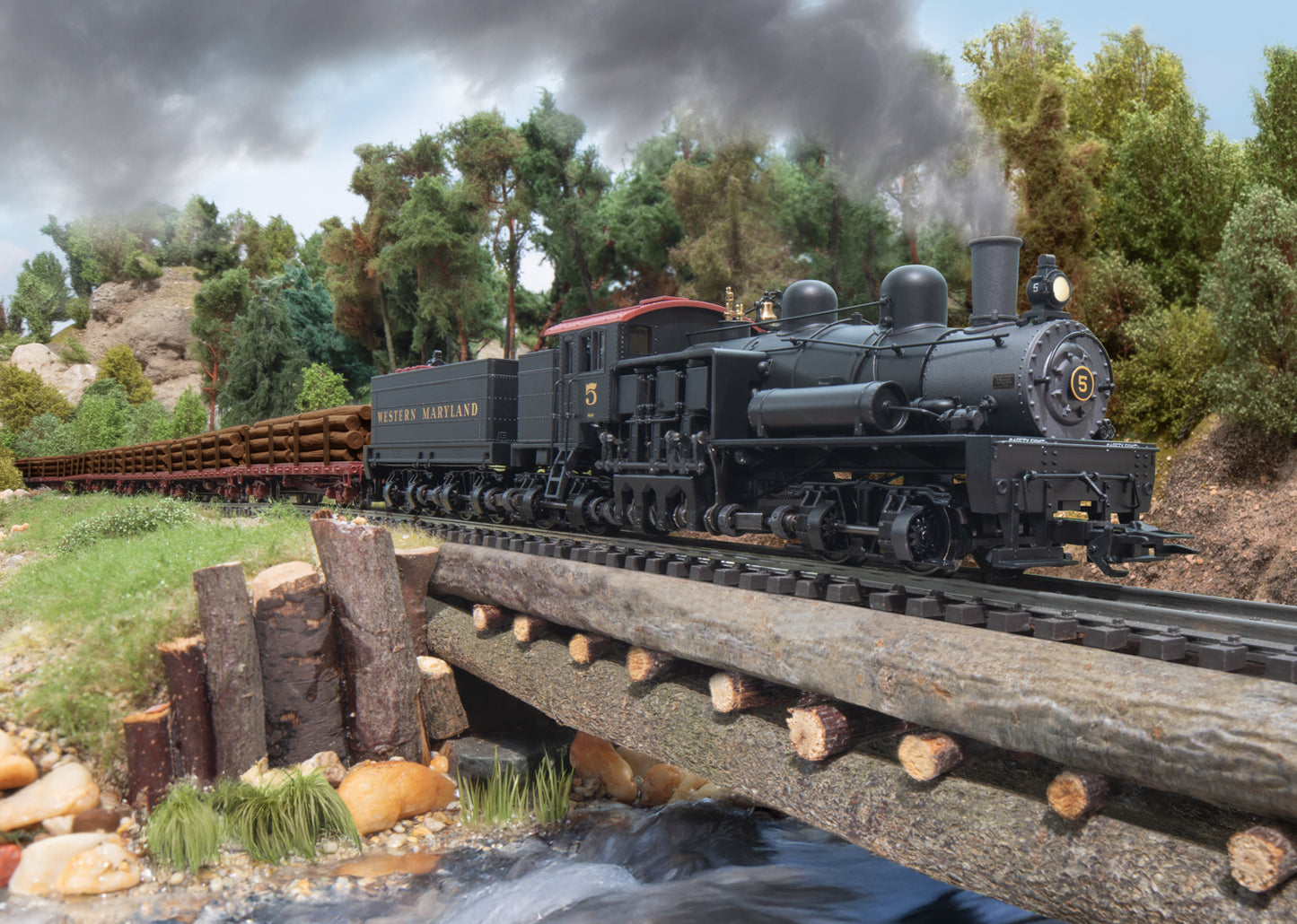 Marklin 38700 - US Shay Design Gear Drive Steam Locomotive