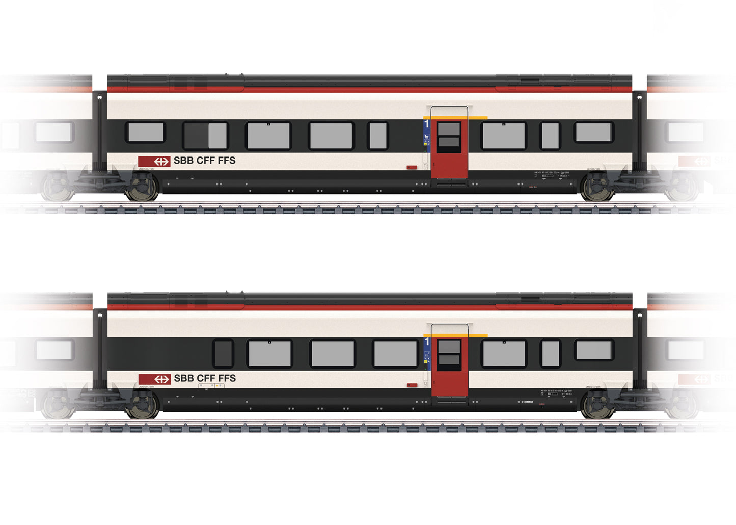 Marklin 43463 - Add-On Car Set 3 for the Class RABe 501 Giruno