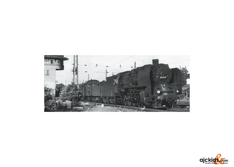 Trix 12381 - Freight Train Locomotive with a Coal Tender BR 50