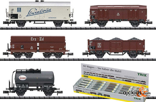Trix 15194 - Car display 40 Freight Cars,  DB
