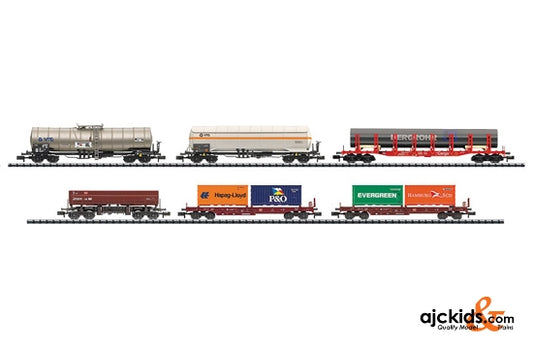 Trix 15265 - Set with 20 Freight Cars,  Modern Railroading