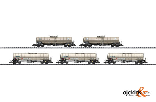 Trix 15275 - Set with 5 Chemical Tank Cars EVA/VTG