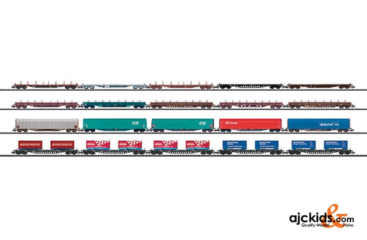 Trix 15277 - 20 Freight Cars for Alpine Transit