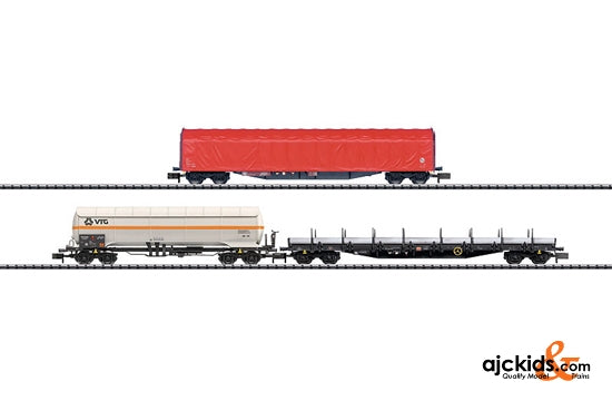 Trix 15286 - Set with 3 Freight Car Types