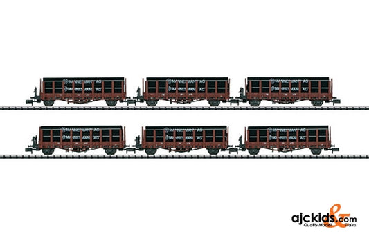 Trix 15410 - Set with 6 Stake Cars - Exclusiv 2011