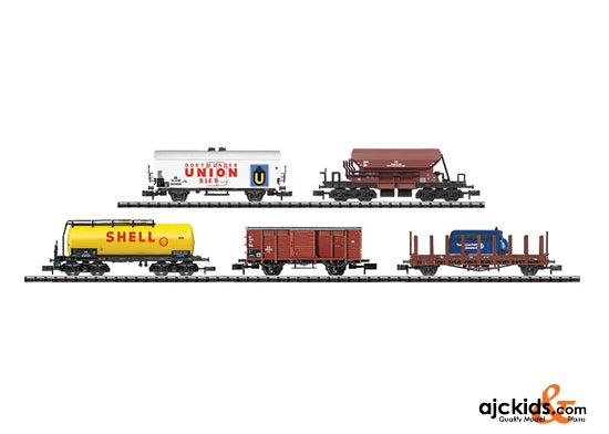 Trix 15501 - Car Display with 20 Freight Cars