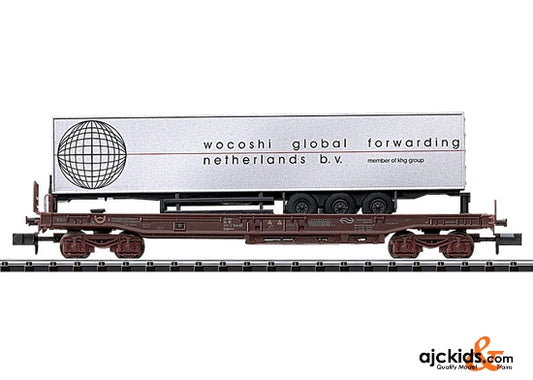 Trix 15622 - Flat Car NS with truck