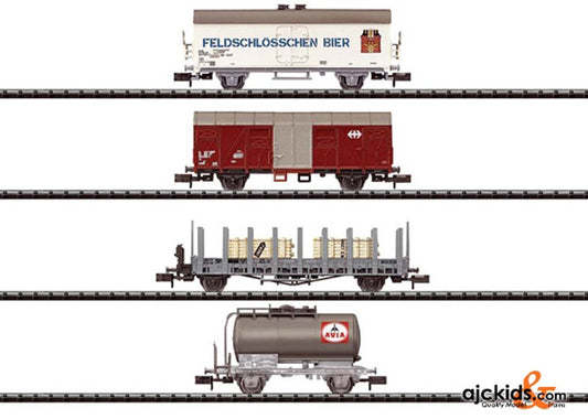 Trix 15644 - 24-Car Freight Train Set