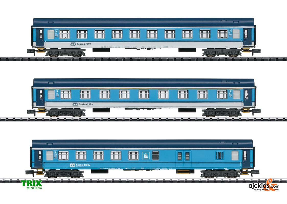 Trix 15935 - Type UIC Y Express Train Passenger Car Set