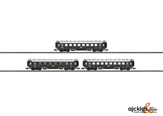 Trix 15966 - Bavarian Express Train Around 1925 Car Set