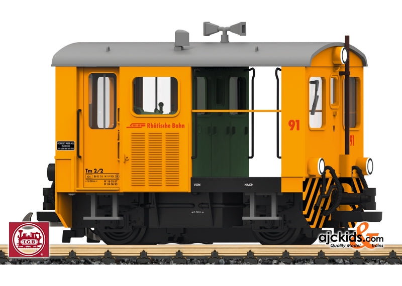 LGB 22412 - RhB Tm 2/2 91 Rail Tractor