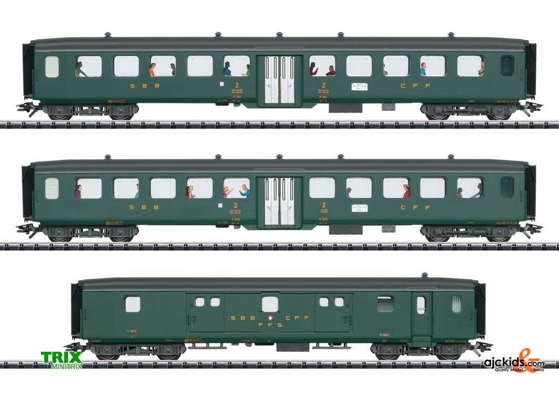 Trix 23133 - D96 Isar-Rhône Express Train Passenger Car Set 2