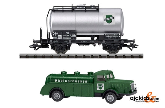 Trix 23995 - Tank car and fuel truck set.
