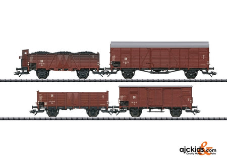 Trix 24128 - DR Freight 4-Car Set; Era III