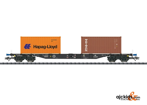 Trix 24131 - PKP Type Sgnss Container Transport Car; 2x20ft