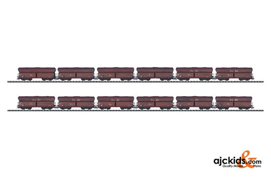 Trix 24204 - Set with 12 Freight Cars,  Long Henry