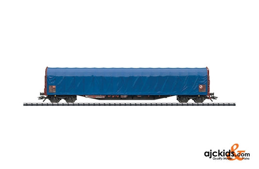 Trix 24343 - Low Side Car with a Sliding Tarp Cover