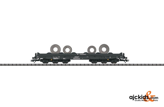 Trix 24410 - DB AG type Sahmms 709 Heavy Duty Flat Car w/Coils (Lim.)