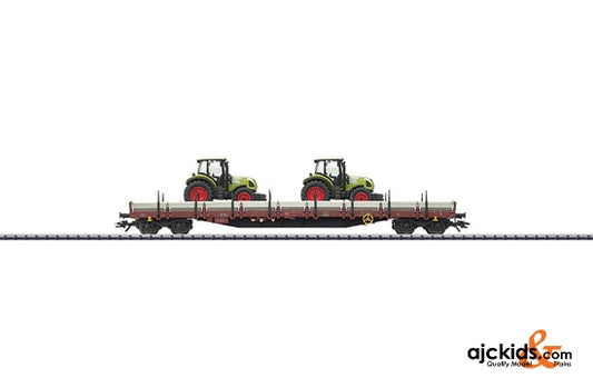 Trix 24427 - Stake Car with Claas tractors