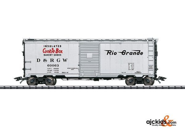 Trix 24919 - D&RGW Single-Door Box Car; Era III (RP25)