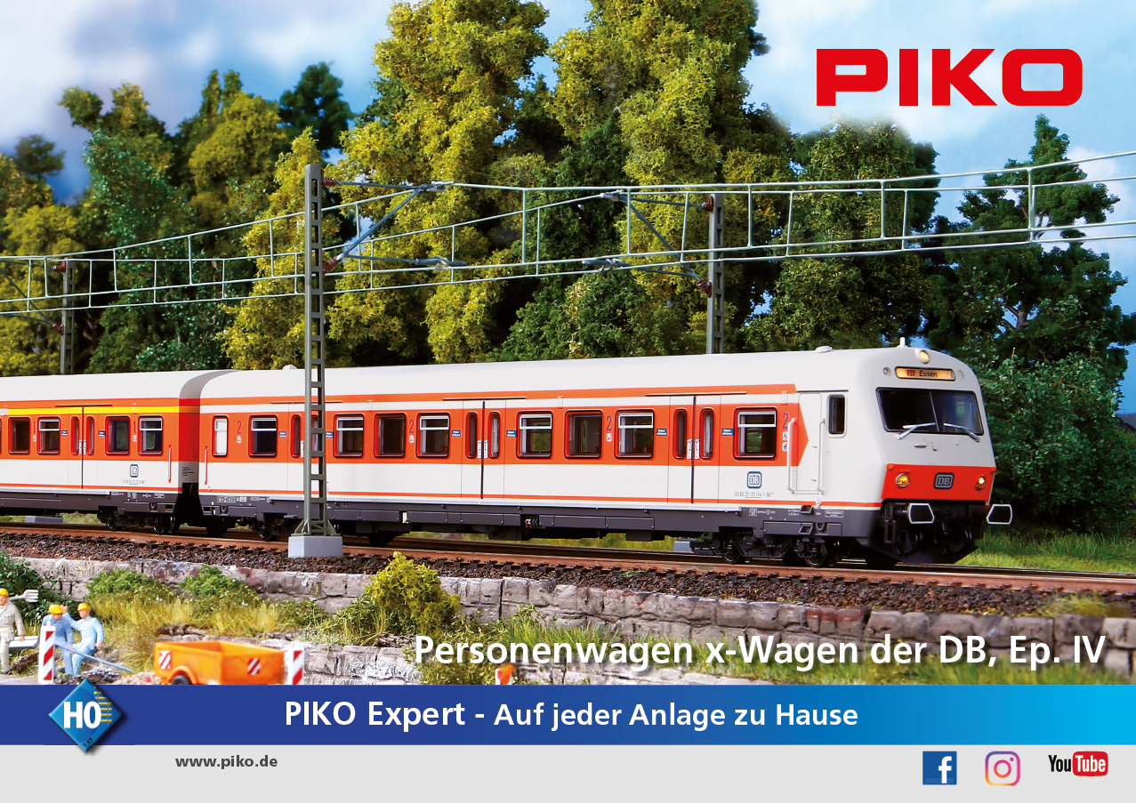 Piko 58502 - X Passenger Car 1st/2nd Cl. S-Bahn DB IV