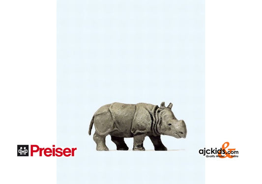 Preiser 29503 Young Indian Rhinoceros