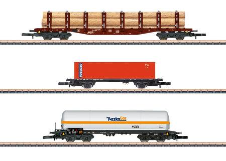 Marklin 82596 -  Freight Car Set with Mixed Loads