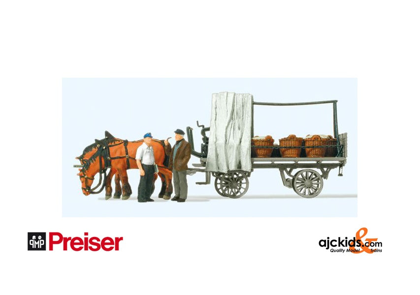 Preiser 30449 Farm Wagon with Load