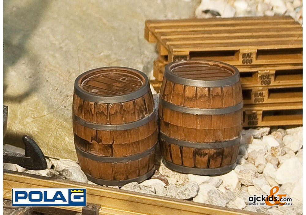 Pola 333211 - 2 Wooden barrels