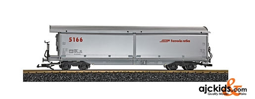 LGB 41573 - Sliding Wall Boxcar Rhb