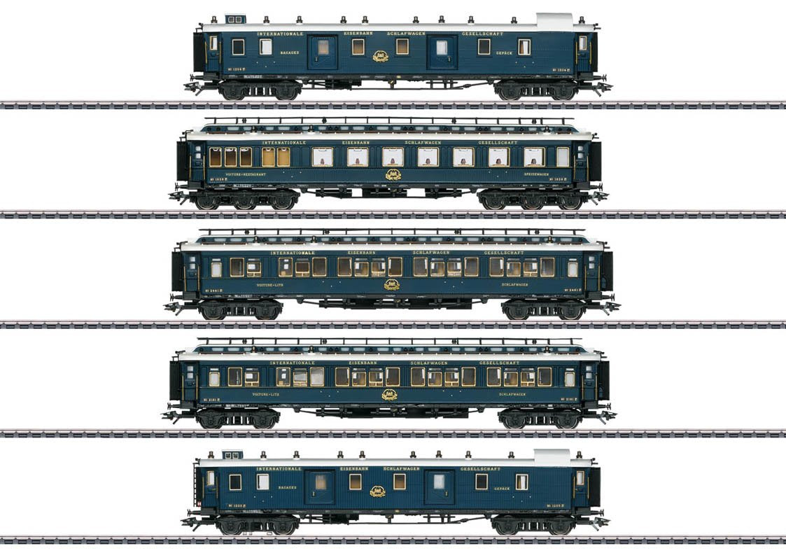 Marklin 42790 - "Simplon Orient Express" Express Train Passenger Car Set 1 (Sold Out)