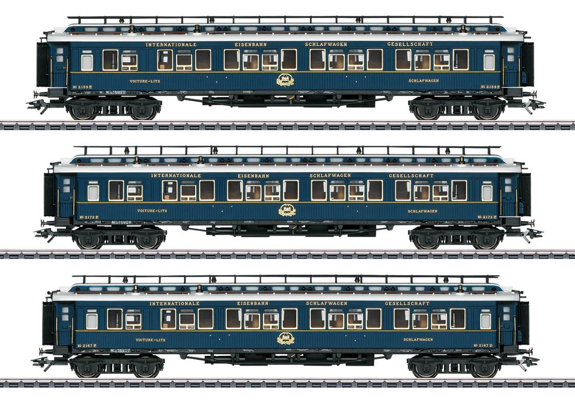 Marklin 42791 - "Simplon Orient Express" Express Train Passenger Car Set 2 (Sold Out)