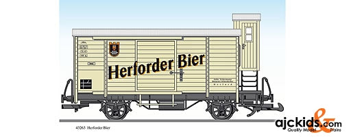 LGB 43263 - Beer Car Herforder Bier