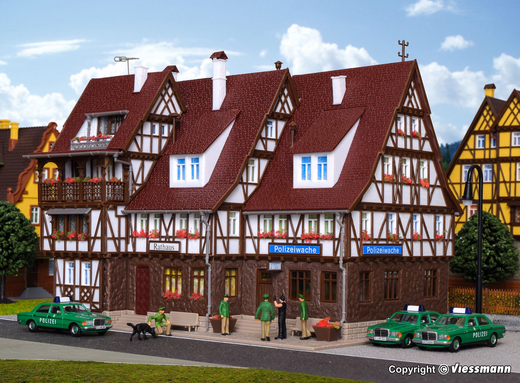 Vollmer 3693 - Police station with jail