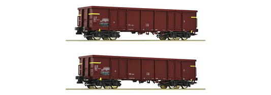 Roco 76127 - 2 piece set: Open goods Cars