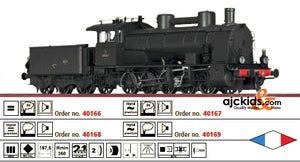 Brawa 40167 Steam Locomotive Reihe 1-050 Hh