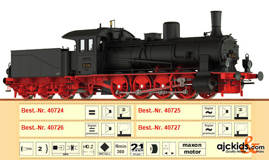 Brawa 40726 Steam Locomotive G 7.1 SNCF (sound)
