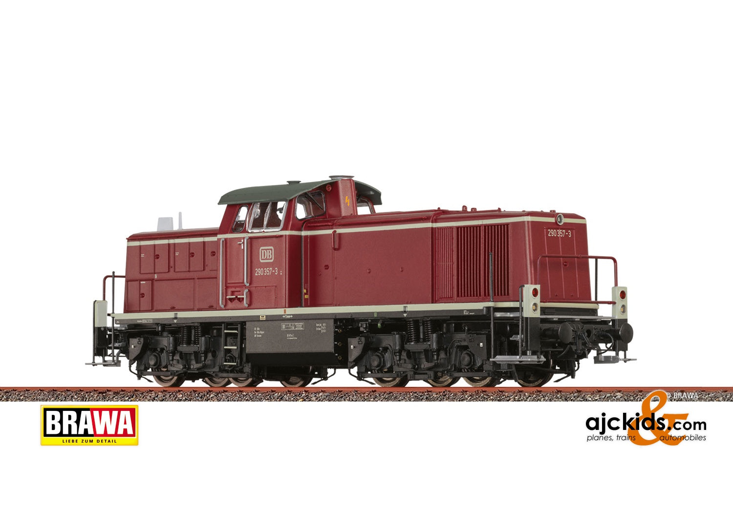 Brawa 41578 - H0 Diesel Locomotive 290 DB, IV, DC An BASIC+